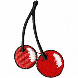 Cherry Embroidery Design 7 Cherry Embroidery Design 7
